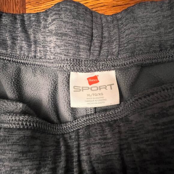 Hanes Sport Women's Performance Fleece Joggers Dada Gray Heather Size XL - Picture 5 of 14